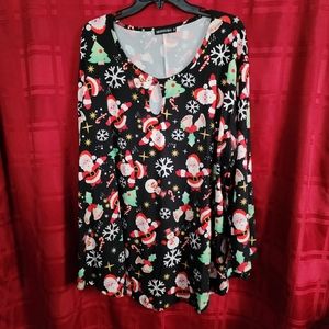 Plus Size Christmas top